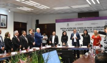Instala STPS Consejo para la Implementación de la Reforma al Sistema de Justicia Laboral en Morelos