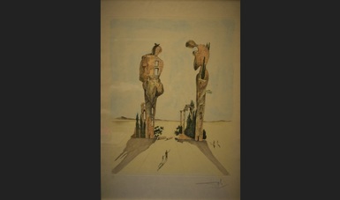 Exhibió el CECUT grabado original de Salvador Dalí