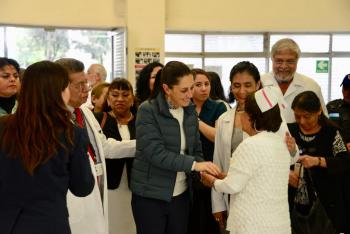 Visita Jefa de Gobierno Hospital General La Villa