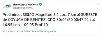 Sismo en Guerrero se siente en la CDMX
