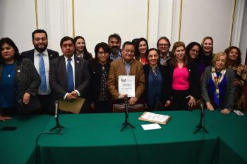El Congreso capitalino recibió el Plan de Política Criminal de la Fiscalía General de la CDMX