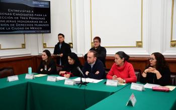 Concluye el proceso de entrevistas de las personas candidatas a integrarse como consejeras honorarias de la CDHCM