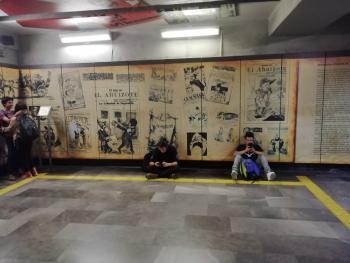Historias en el metro - Caricaturistas