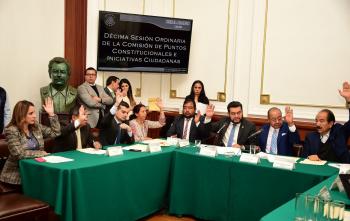 La Comisión de Puntos Constitucionales e Iniciativas Ciudadanas del Congreso de la CDMX aprueba diversos dictámenes