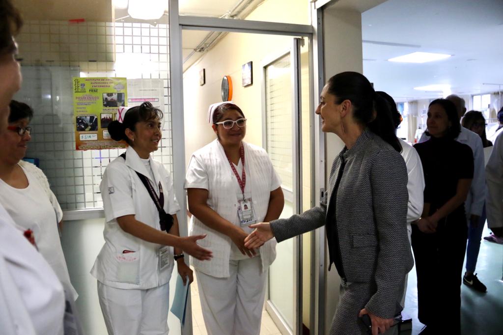 Visita Jefa de Gobierno Hospital Pediátrico Iztacalco