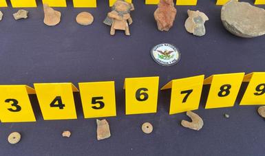 INAH dictaminará piezas arqueológicas decomisadas por la Guardia Nacional en SLP