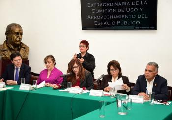 La Comisión de Uso y Aprovechamiento del Espacio Público emitió opinión a la iniciativa ciudadana para el trabajo no asalariado