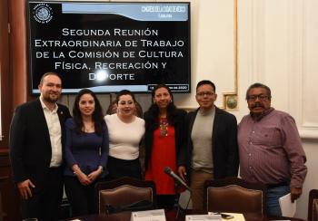 La Comisión de Cultura Física, Recreación y Deporte emite opinión a la iniciativa para reformar la Ley de Educación Física y Deporte