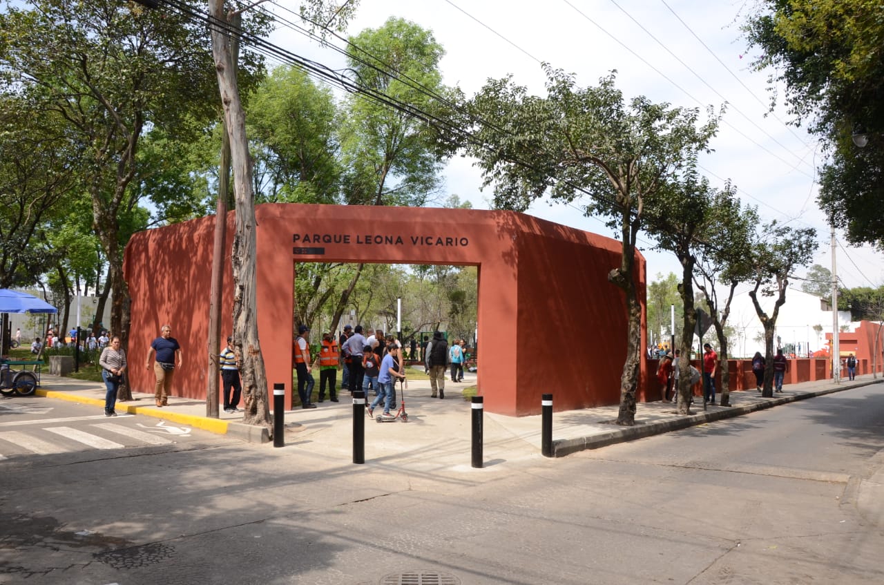 Inaugura Jefa de Gobierno Parque Leona Vicario