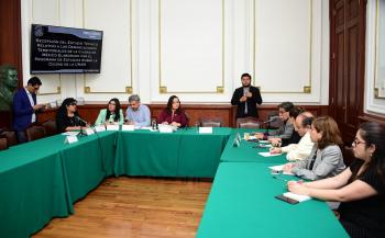 Reciben diputadas y diputados estudio técnico de la UNAM sobre la división de demarcaciones territoriales de la Ciudad de México