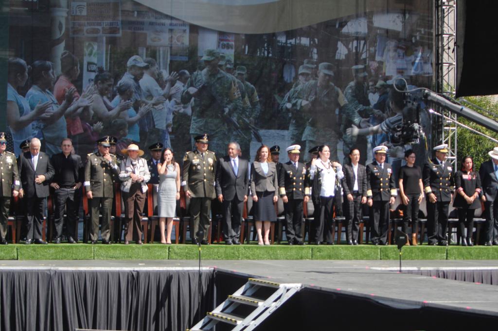 Asiste Jefa de Gobierno a la celebración del 107 Aniversario del Ejército Mexicano