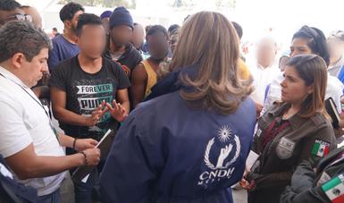 Recibe INM visita de la Comisión Nacional de los Derechos Humanos en la Estación Migratoria “Las Agujas” 