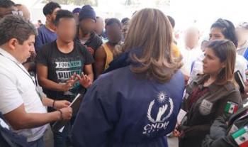 Recibe INM visita de la Comisión Nacional de los Derechos Humanos en la Estación Migratoria “Las Agujas”