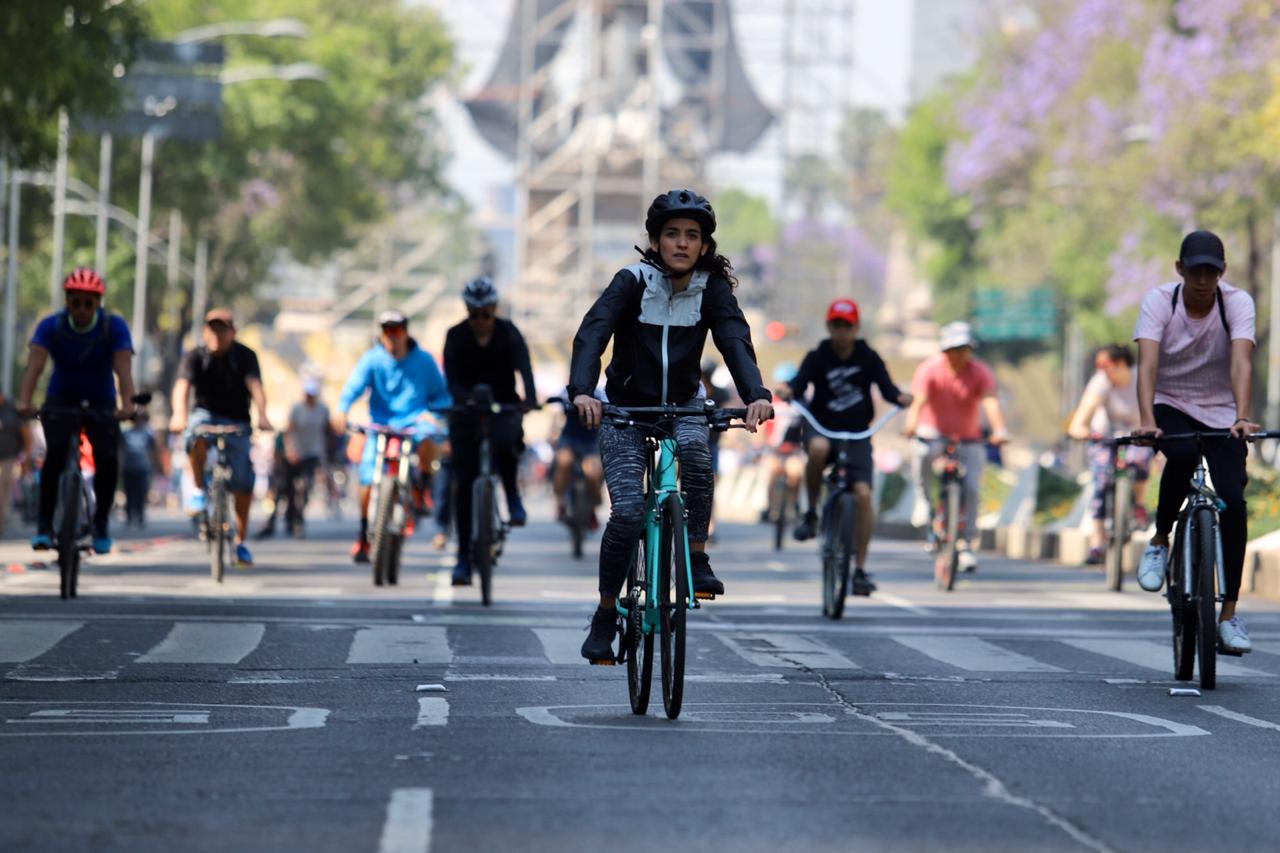 Más de 75 mil ciclistas disfrutaron de la Ciudad de México este domingo