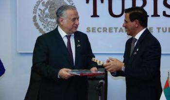 Se reúne Miguel Torruco con el Ministro de Economía de los Emiratos Árabes Unidos