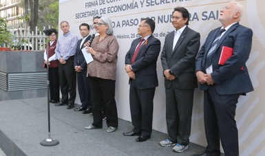 Mensaje de la Secretaria de Economía, Graciela Márquez, en la firma del convenio para combatir sobrepeso, obesidad y diabetes.