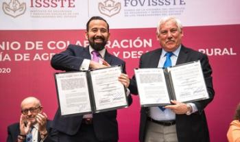 Promueven Agricultura y FOVISSSTE entrega de vivienda a empleados de los sectores central y descentralizados