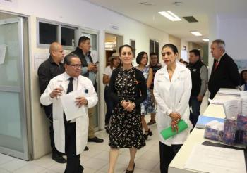 Visita Jefa de Gobierno Hospital General Milpa Alta