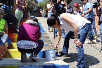Encabeza Sheinbaum Pardo jornada de "Sábado de Tequio" en Magdalena Contreras