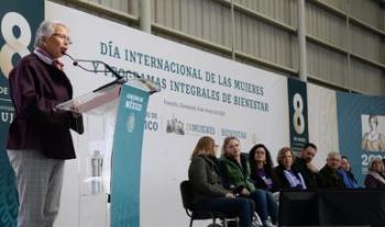 Palabras secretaria Olga Sánchez Cordero, en el acto con motivo del Día Internacional de las Mujeres