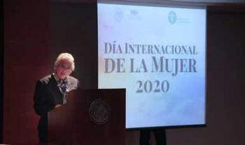 Palabras de la secretaria Olga Sánchez Cordero, en el Tribunal Federal de Justicia Administrativa