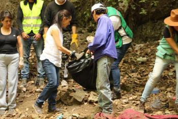 Encabeza Sheinbaum Pardo jornada de "Sábado de Tequio" en colonia La Pila, Cuajimalpa