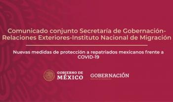 Nuevas medidas de protección a repatriados mexicanos frente a COVID-19