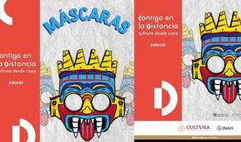 Crea una máscara de Tláloc o Cipactli mientras aprendes desde casa