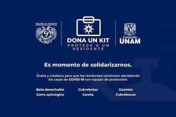 Lanzan convocatoria en apoyo a residentes médicos que atienden casos de COVID-19