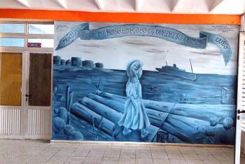 Grafiti de estudiante de la UNAM es patrimonio artístico y cultural de universidad cubana