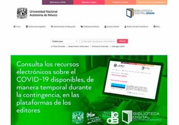 Biblioteca Digital, una de las plataformas más visitadas en la UNAM durante la contingencia