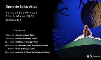 Compañía Nacional de Ópera iniciará temporada virtual en Contigo en la Distancia