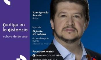 Juan Ignacio Aranda participa desde su casa en ¿Quieres que te lo lea otra vez?