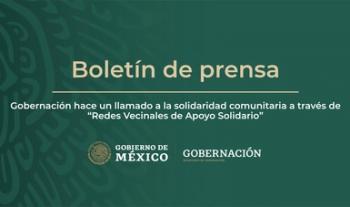 Gobernación hace un llamado a la solidaridad comunitaria a través de “Redes Vecinales de Apoyo Solidario”