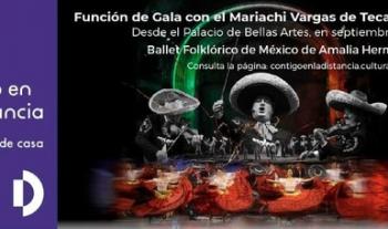 Mariachi Vargas de Tecalitlán y Ballet Folklórico de México ofrecen espectáculo multicolor por internet