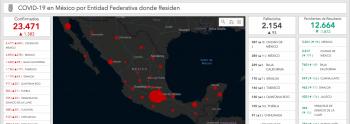 Desarrolla IPN mapa interactivo de visualización de datos relativos al COVID-19