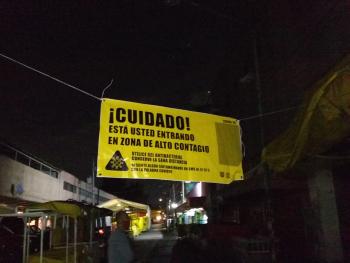 Señalizan Gobierno capitalino y alcaldías 89 zonas de alto riesgo de contagio de COVID-19