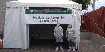 Instala Gobierno de la Ciudad de México 11 módulos de atención a familiares de pacientes con COVID-19 en hospitales