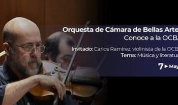 En sesión virtual de la OCBA analizan influencia de obras literarias en la música
