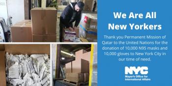 Apoyo del Estado de Qatar a Estados Unidos por la pandemia del Covid-19