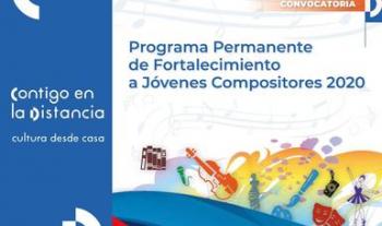 Abren convocatoria para el Programa Permanente de Fortalecimiento a Jóvenes Compositores 2020