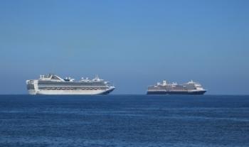Arriban tres cruceros a Puerto Vallarta, sin desembarque de personas