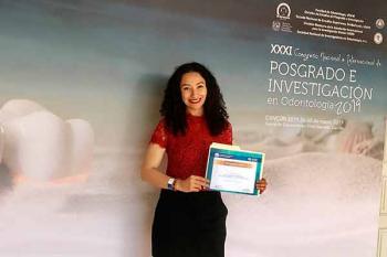 Obtiene universitaria primer lugar en concurso de investigación en odontología