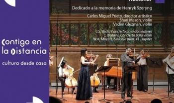 Obras de Bach, Brahms y Mozart, en el concierto virtual de la Orquesta Sinfónica Nacional