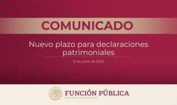 Personal de nivel operativo y de base podrá presentar su declaración patrimonial y de intereses durante todo 2020: Función Pública
