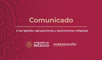 A las iglesias, agrupaciones y asociaciones religiosas