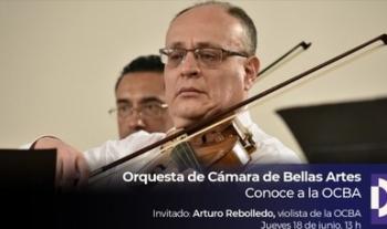 Arturo Rebolledo charla sobre la creatividad del violista en la OCBA