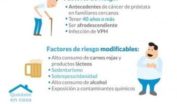 Cáncer de próstata, enfermedad curable en 85% de los casos que se detectan de forma oportuna