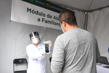 Apoya Gobierno capitalino a 4,742 familias de pacientes con COVID-19 en módulos externos de hospitales