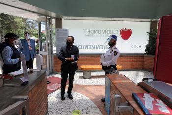 Supervisa alcalde  Romo protocolos sanitarios 